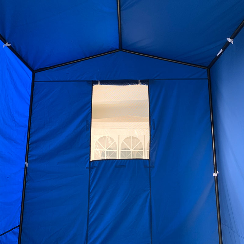 Katlanır Çadır Pro Yapı Serisi 50mm Alüminyum + 4 Çift Side PVC 520g/m² TARP Profesyonel ihtiyaçlar veya günlük kullanım mavi için